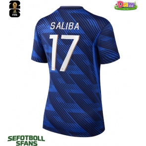 Frankrike William Saliba #17 Hemmatröja Kvinnor VM 2026 Kortärmad